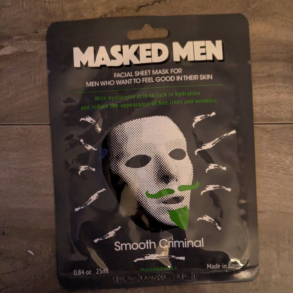 MASKED MEN “Smooth Criminal” Facial Sheet Mask